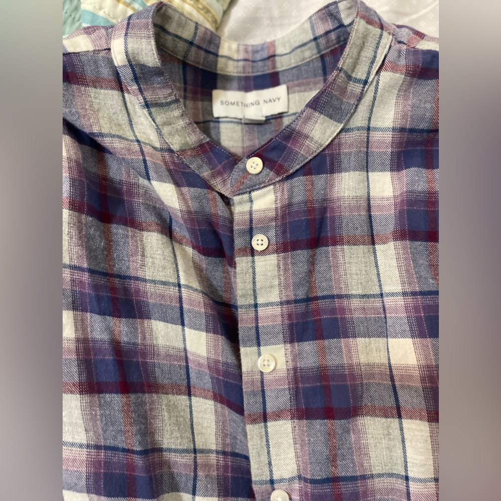 Flannel Plaid Ruffle Shirt - Picture 7 of 10